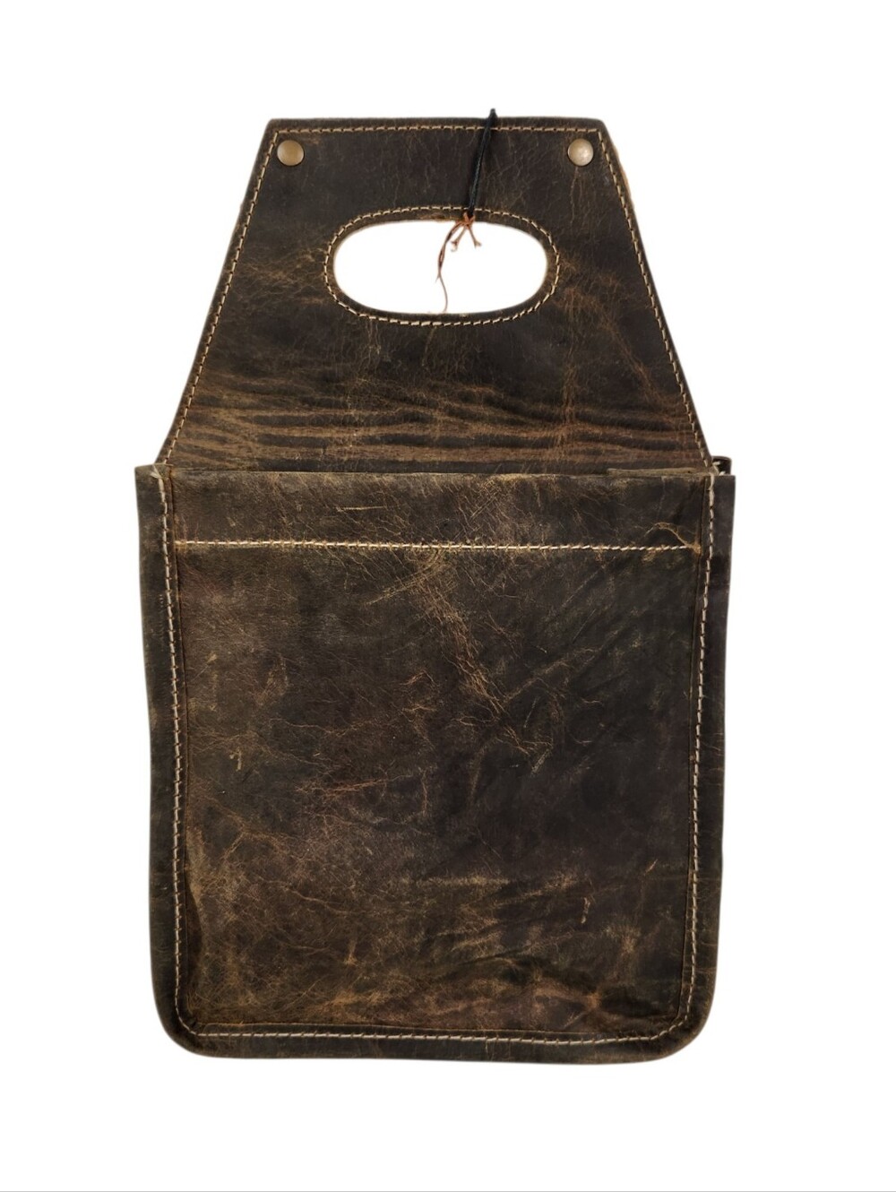 Myra Bag Date Palm 6 Pack Caddy Leather Tote Bag Beer Bag